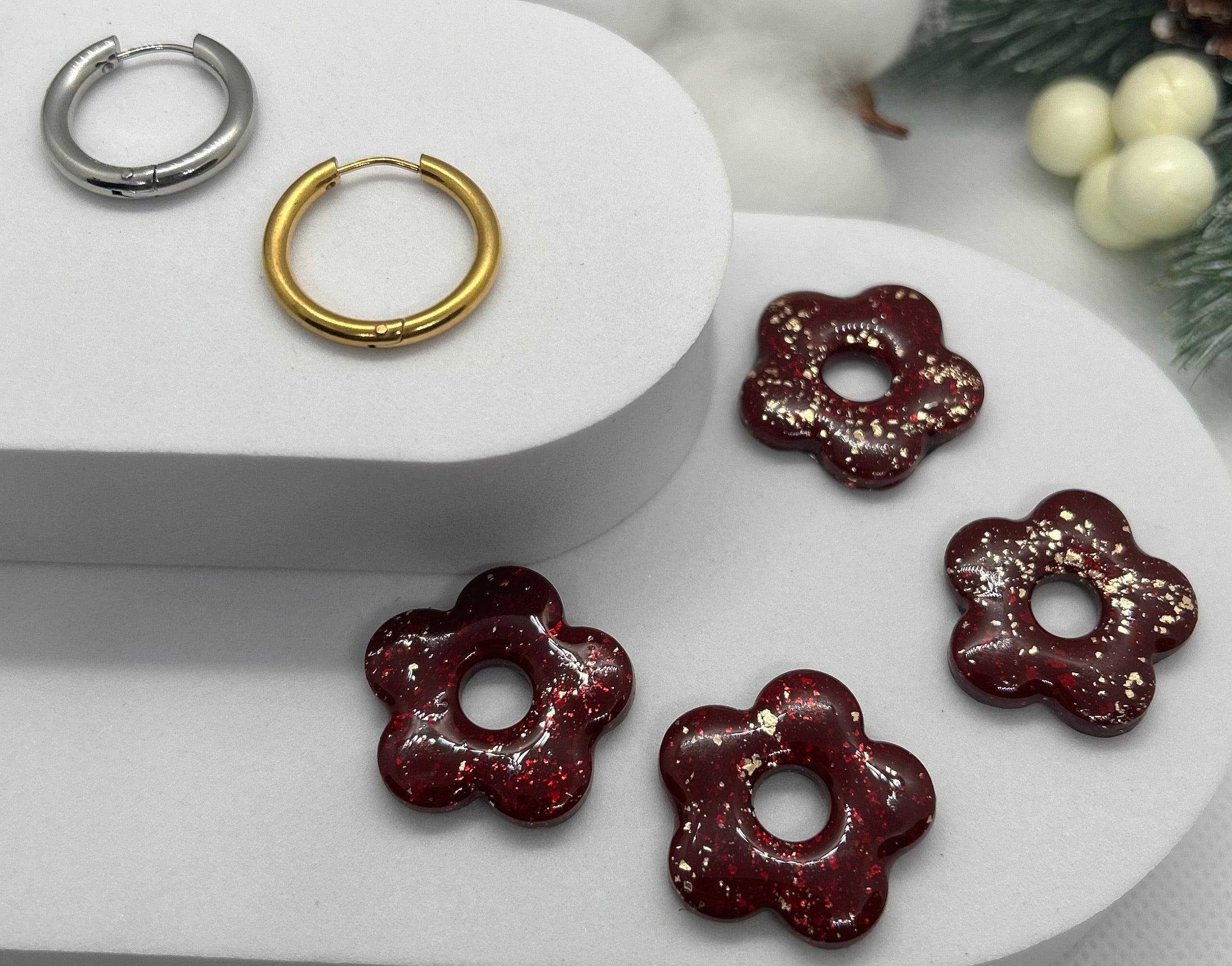 Mila bordeaux et dorée