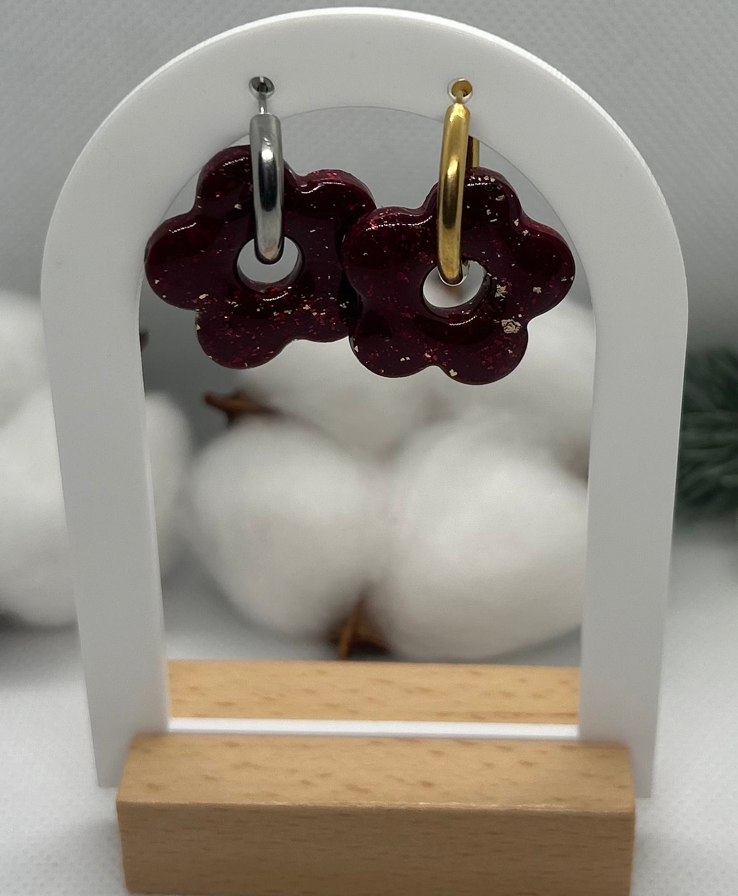 Mila bordeaux et dorée